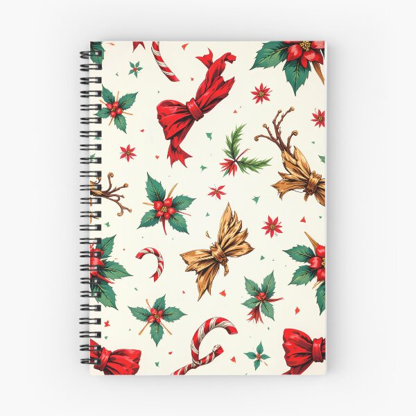 Item preview, Festive Seamless Pattern with Bows and Flowers designed and sold by Itsheartshop.