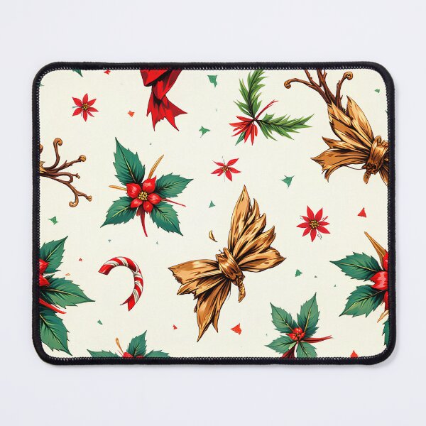 Item preview, Festive Seamless Pattern with Bows and Flowers designed and sold by Itsheartshop.