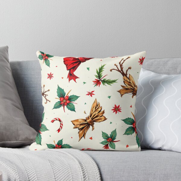 Item preview, Festive Seamless Pattern with Bows and Flowers designed and sold by Itsheartshop.