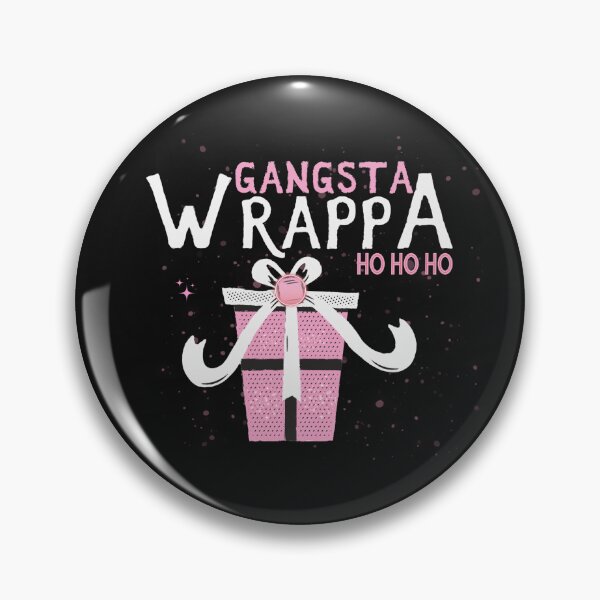 Item preview, Pink Gangsta Wrappa Ho Ho Ho Women's Funny Christmas T-shirt Christmas Party gift designed and sold by MarlenaMadlen.