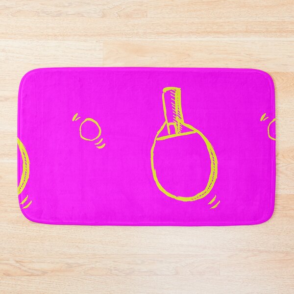 Item preview, Table tennis Fluoro Pink Yellow designed and sold by MagentaTwilight.