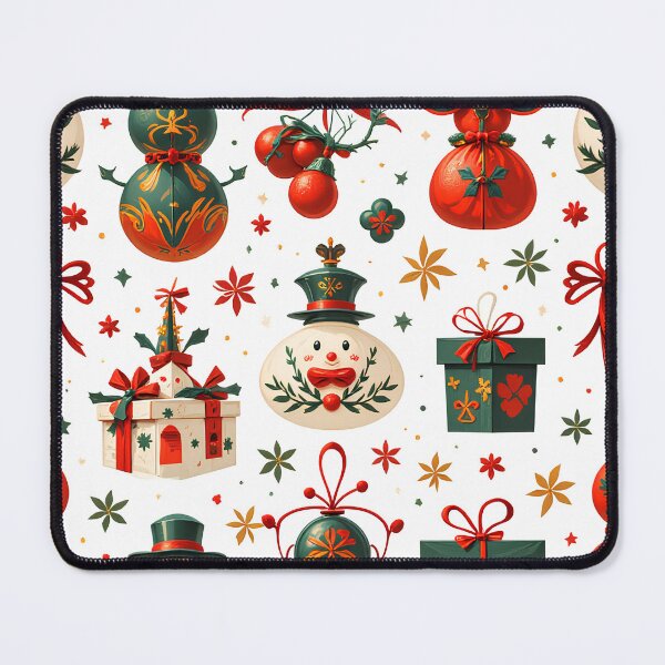 Item preview, Festive Holiday Seamless Pattern with Seasonal Elements designed and sold by Itsheartshop.