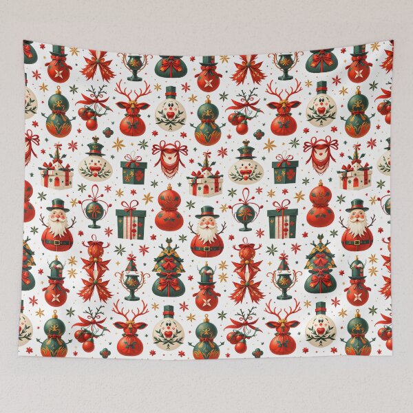 Item preview, Festive Holiday Seamless Pattern with Seasonal Elements designed and sold by Itsheartshop.