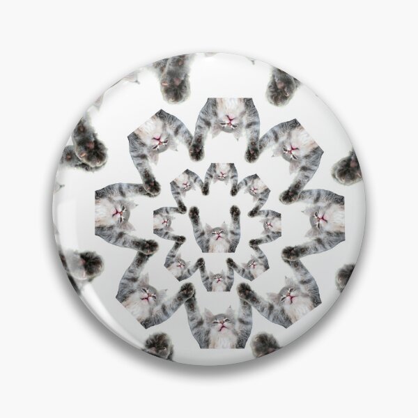Item preview, Hypnotic Cat Kaleidoscope Mandala designed and sold by memisiArt.