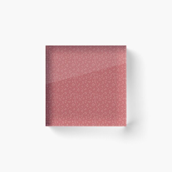 Simply Floral Acrylic Block