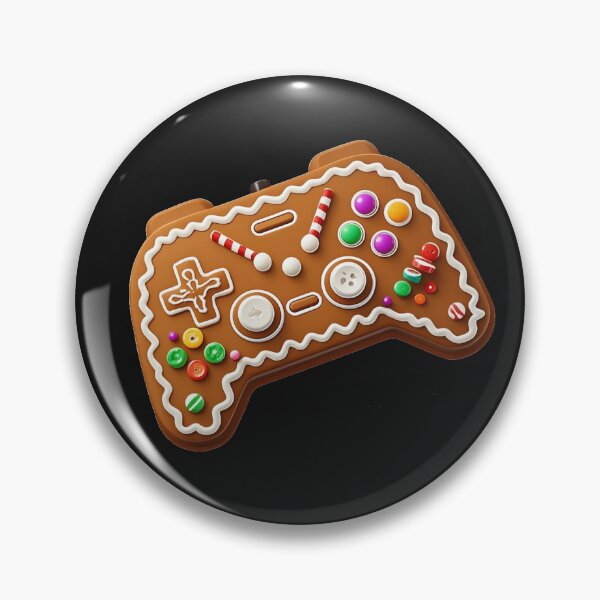 Item preview, Funny Christmas Gingerbread Video Game Controller designed and sold by Adrian Kane.