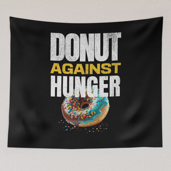 Item preview, Donut Against Hunger - Funny Donut Theme Against Hunger designed and sold by CWT-JustforFun.