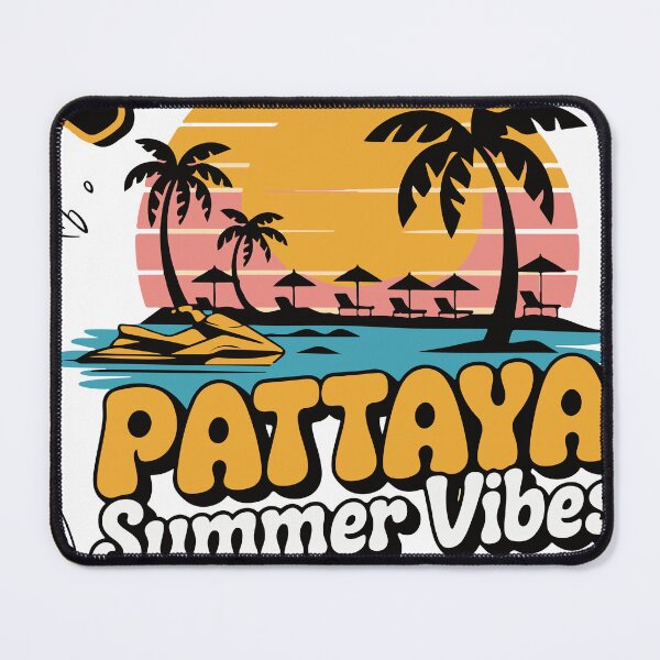 Item preview, Pattaya Summer Vibes – Tropical Thailand Beach Design designed and sold by rich4Design.