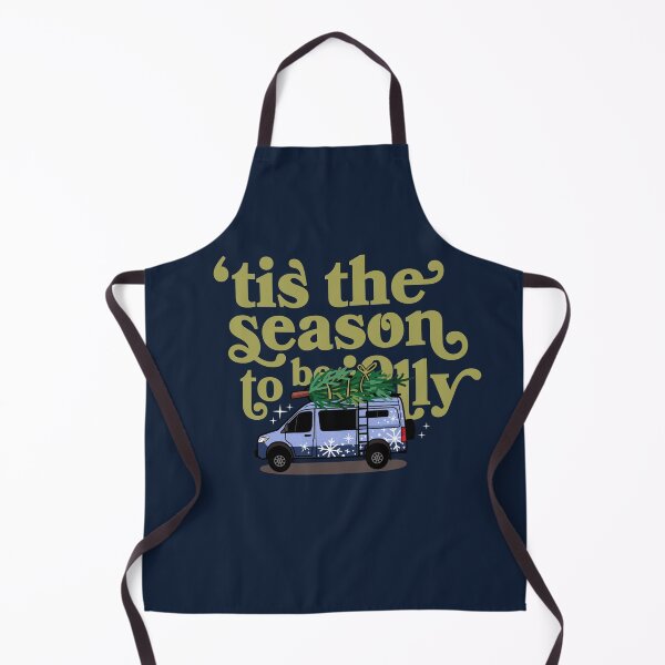 Item preview, 'tis the season - Camper van - Blue designed and sold by avec magie.