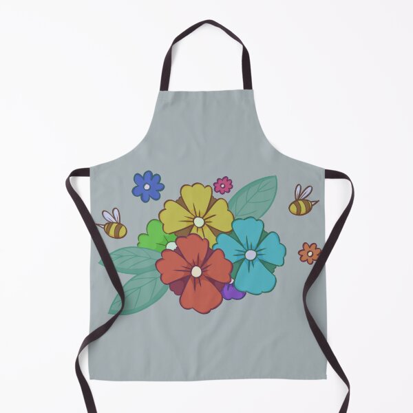 Item preview, Flowers with Bees designed and sold by Weremoose.