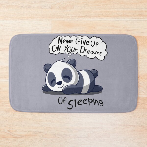 Item preview, Panda Says Never Give Up Your Dreams  designed and sold by RedPandaTee.