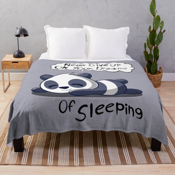 Item preview, Panda Says Never Give Up Your Dreams  designed and sold by RedPandaTee.