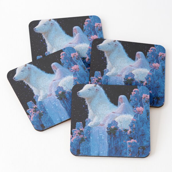 Item preview, Mystical Moonlit Journey with Enchanting Bull and Ethereal Companion designed and sold by regnumsaturni.