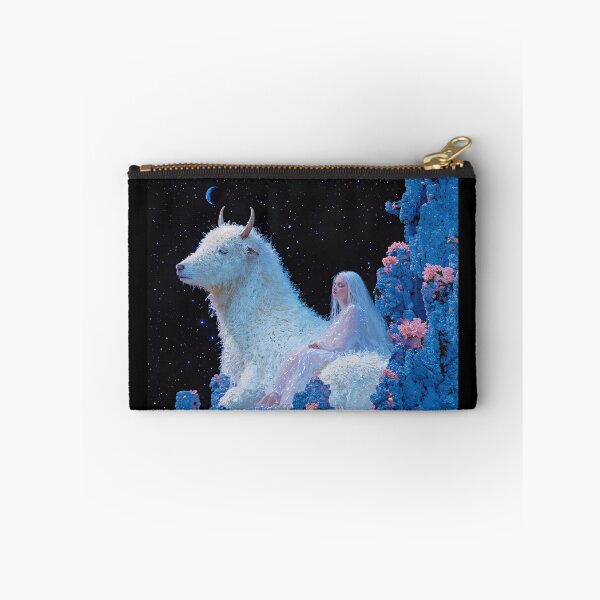 Item preview, Mystical Moonlit Journey with Enchanting Bull and Ethereal Companion designed and sold by regnumsaturni.