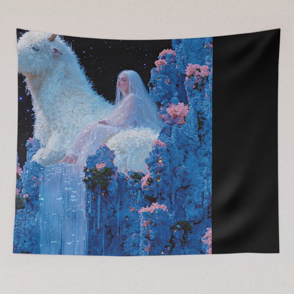 Item preview, Mystical Moonlit Journey with Enchanting Bull and Ethereal Companion designed and sold by regnumsaturni.