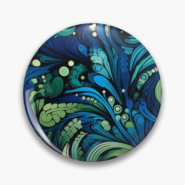 Item preview, New Zealand Māori Paua Pattern Koru Design 61 designed and sold by GrinGalore.