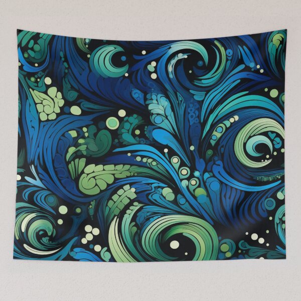 Item preview, New Zealand Māori Paua Pattern Koru Design 61 designed and sold by GrinGalore.