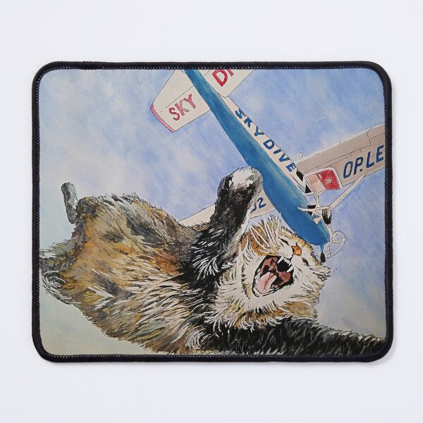 Item preview, Skydiving Kitty designed and sold by PatWArt.
