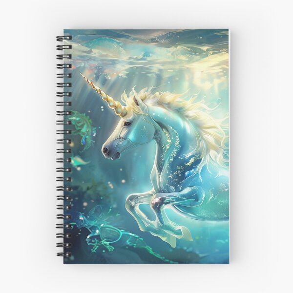 Item preview, Wundervolles Einhorn in einem leuchtenden Ozean designed and sold by Collection de trésors .
