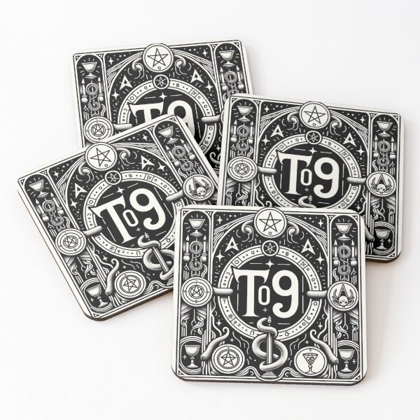 Item preview, To9 Tarot Style Logo  designed and sold by Smileshigh.