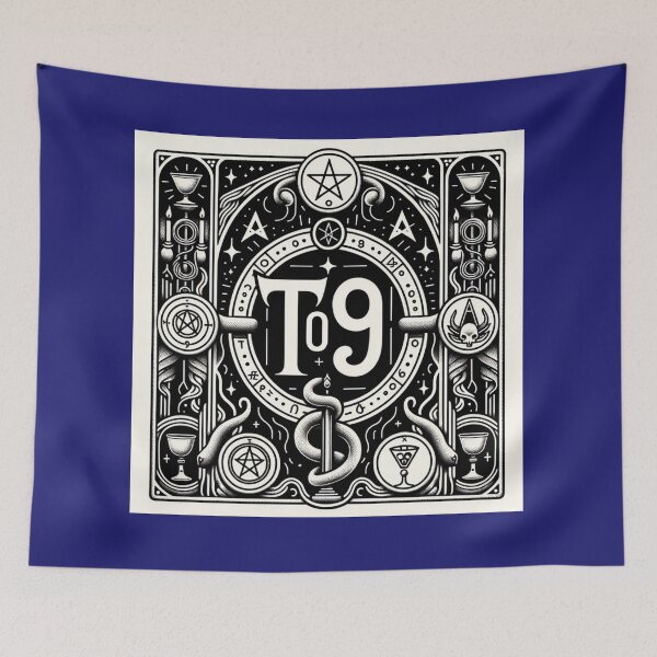 Item preview, To9 Tarot Style Logo  designed and sold by Smileshigh.