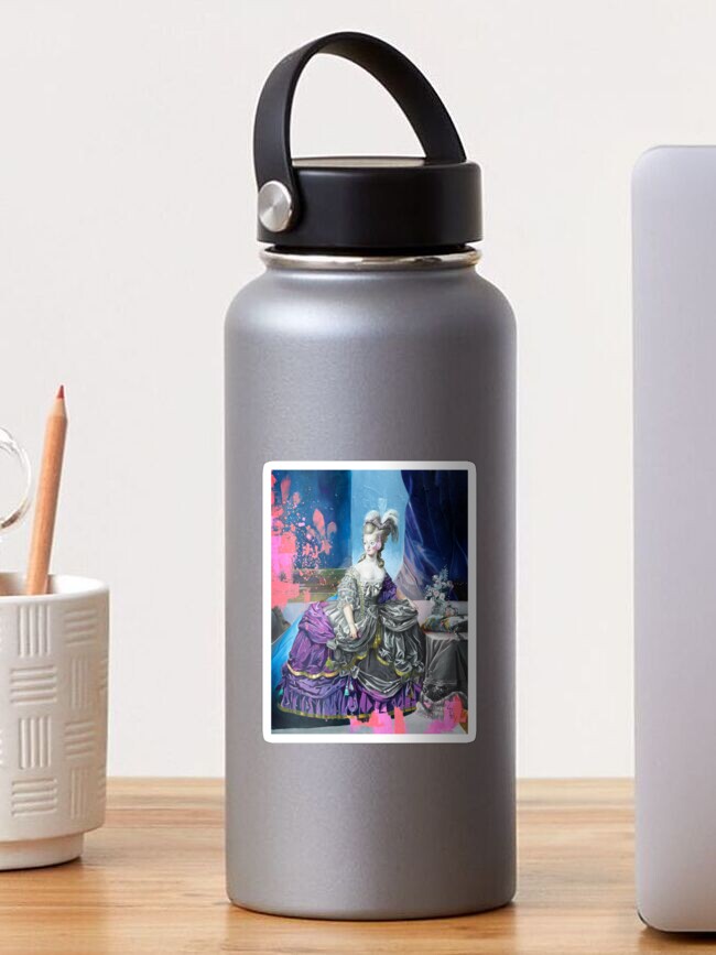 Aperçu 1 sur 3. Sticker avec l'œuvre Marie-Antoinette revisitée créée et vendue par Aldarane.