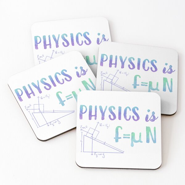 Item preview, Physics is f=uN fun friction Science Equation  designed and sold by bethandbeth.