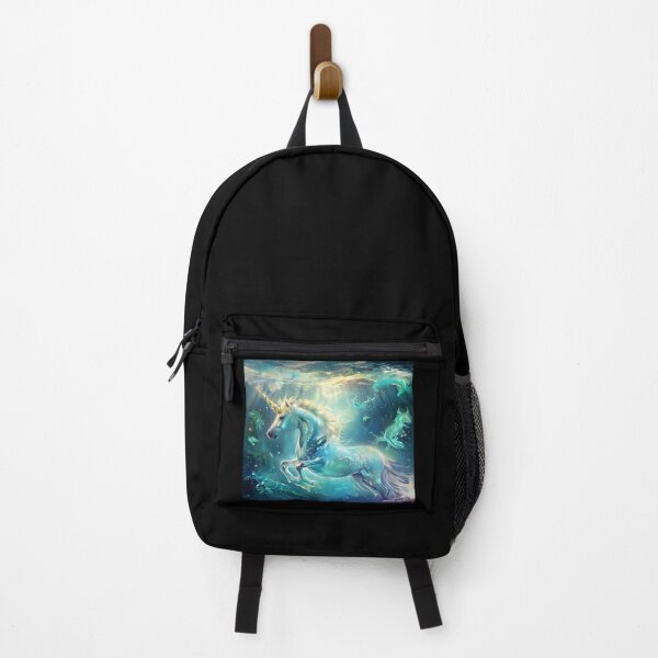 Vista previa del artículo con la obra «Maravilloso Unicornio en un océano luminiscente.», diseñado y vendido por Collection de trésors .