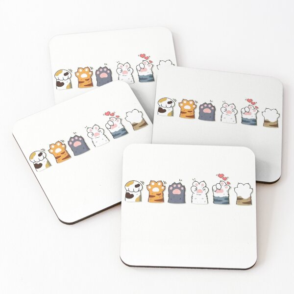 Item preview, Cute cat pows  designed and sold by redwolf92.