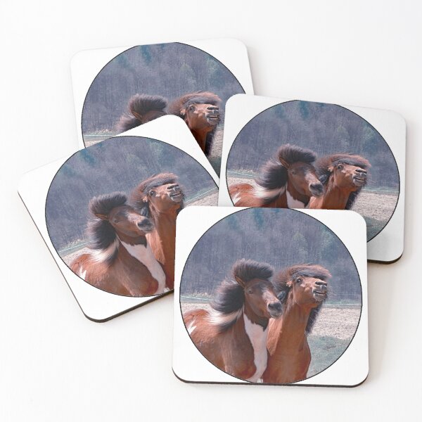 Item preview, Cute and fun Icelandic horses designed and sold by MarionsArt.
