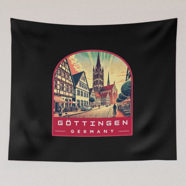 Item preview, Retro Göttingen Landscape designed and sold by MaateoDesign.