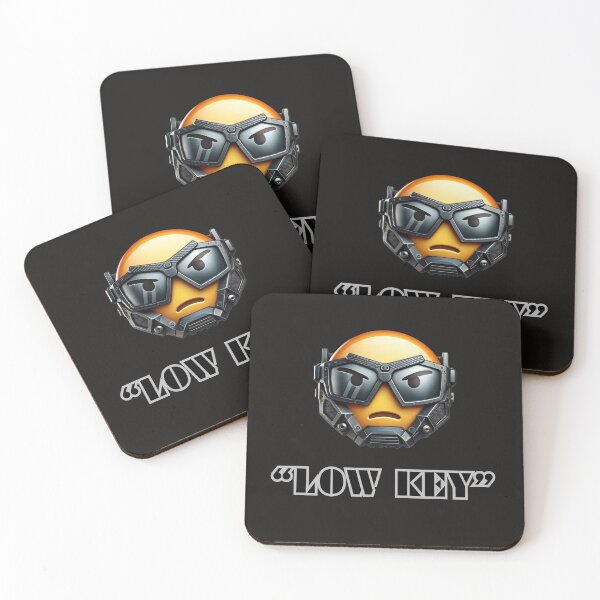 Item preview, "LOW KEY" Tactical Emoji with Armored Look for Rugged Style - From The "SAY WHAT NOW" By TOUDOU DIGITAL designed and sold by ToudouDesign.