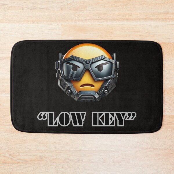 Item preview, "LOW KEY" Tactical Emoji with Armored Look for Rugged Style - From The "SAY WHAT NOW" By TOUDOU DIGITAL designed and sold by ToudouDesign.