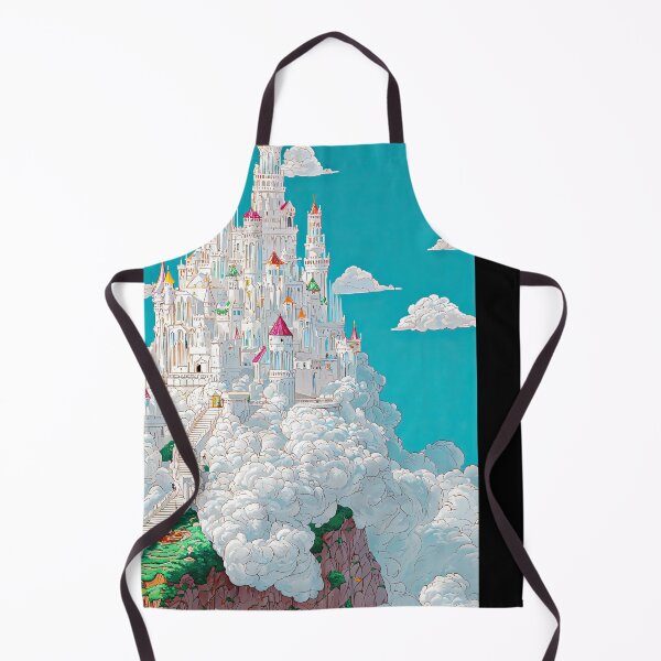 Item preview, Majestic Castle in the Clouds Fantasy Landscape Art designed and sold by regnumsaturni.