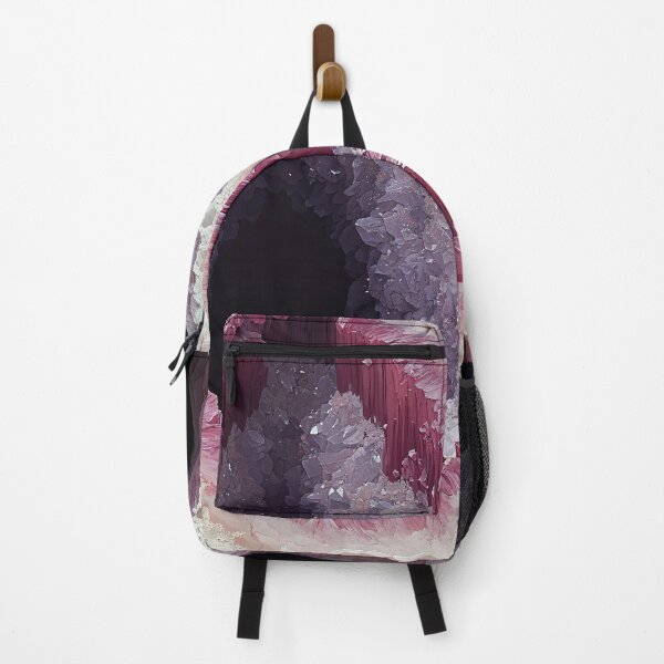 Item preview, Mesmerizing Crystal Geode Art with Vibrant Pink and Purple Hues designed and sold by regnumsaturni.