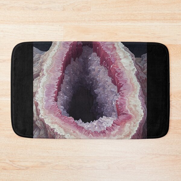 Item preview, Mesmerizing Crystal Geode Art with Vibrant Pink and Purple Hues designed and sold by regnumsaturni.