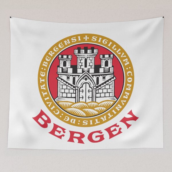 Item preview, Bergen Norway Coat Of Arms designed and sold by jeshands.