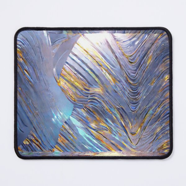 Item preview, Futuristic shiny abstract design in blues, yellow magnesium designed and sold by ruiztiger70.