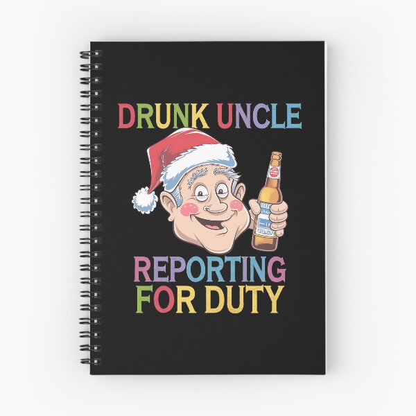 Item preview, Drunk Uncle Reporting For Duty A funny gift for the uncle who always brings the party. designed and sold by Zyziowsky.