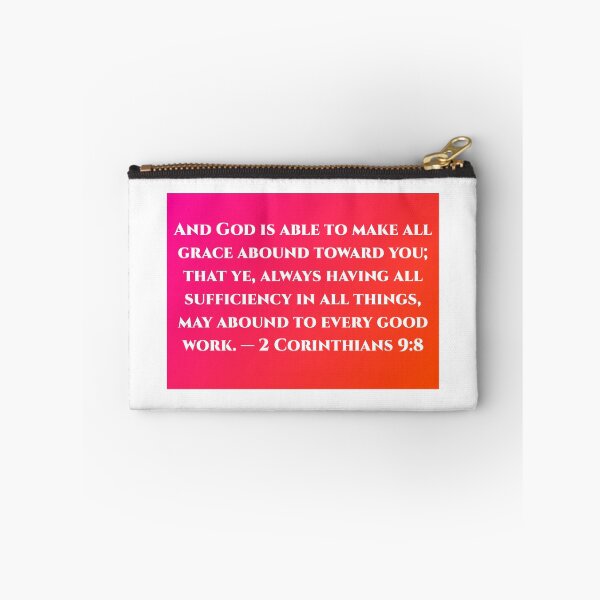 Item preview, 2 Corinthians 9:8 designed and sold by McFleur's Lens.
