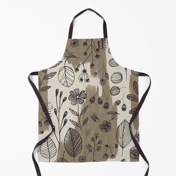 Item preview, Chic sepia - toned flora patterns designed and sold by Haji  Kamora.