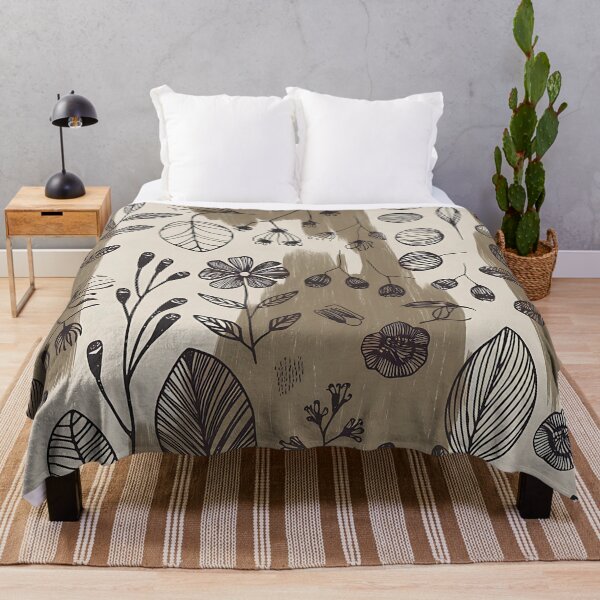 Item preview, Chic sepia - toned flora patterns designed and sold by Haji  Kamora.