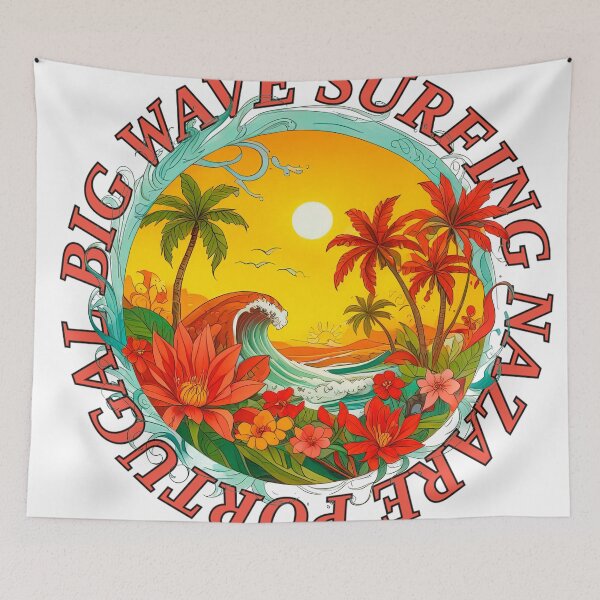 Item preview, Tropical Waves: Nazaré Big Wave Surfing Paradise designed and sold by oreundici.