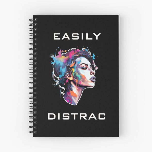 Item preview, Easily Distrac Woman designed and sold by Designed-By-KC.