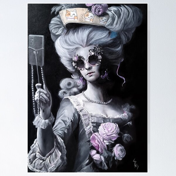 Marie-Antoinette aux roses Poster