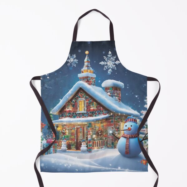 Item preview, Winter landscape. Winter cottage and snowmen. designed and sold by MagelliShop.