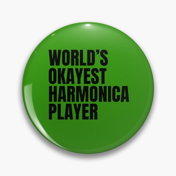 Item preview, World's Okayest Harmonica Player - Black designed and sold by Cutsandsparks.