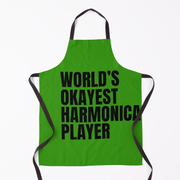 Item preview, World's Okayest Harmonica Player - Black designed and sold by Cutsandsparks.