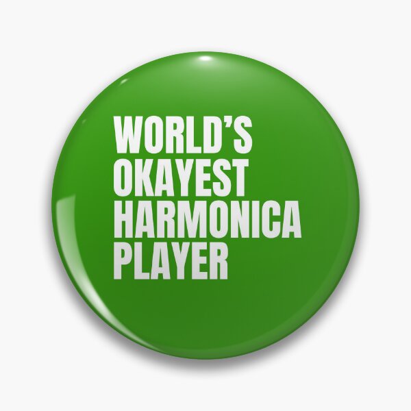 Item preview, World's Okayest Harmonica Player - White designed and sold by Cutsandsparks.