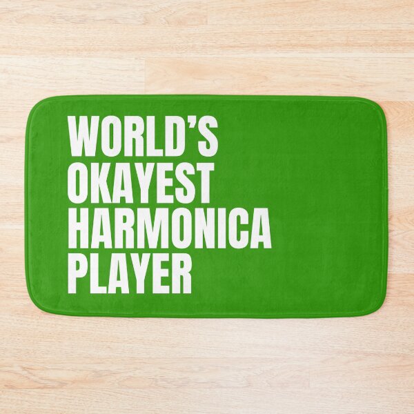 Item preview, World's Okayest Harmonica Player - White designed and sold by Cutsandsparks.